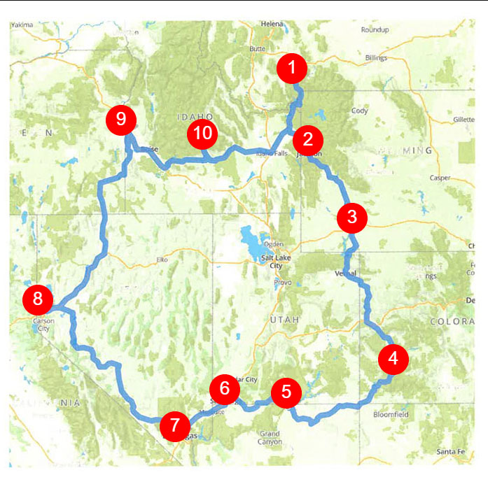 Focus Foodservice coverage map